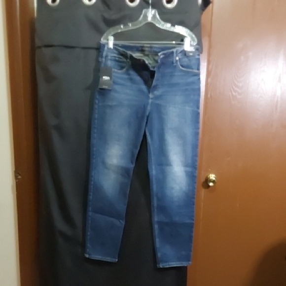 Silver Jeans Women's Dark Blue Skinny Jeans - Picture 1 of 8